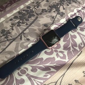 GOOD DEAL!! series 1 Apple Watch. Needs new screen